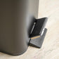 Small 5 Litre Matt Black Pedal Bin with Lid