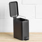 Small 5 Litre Matt Black Pedal Bin with Lid