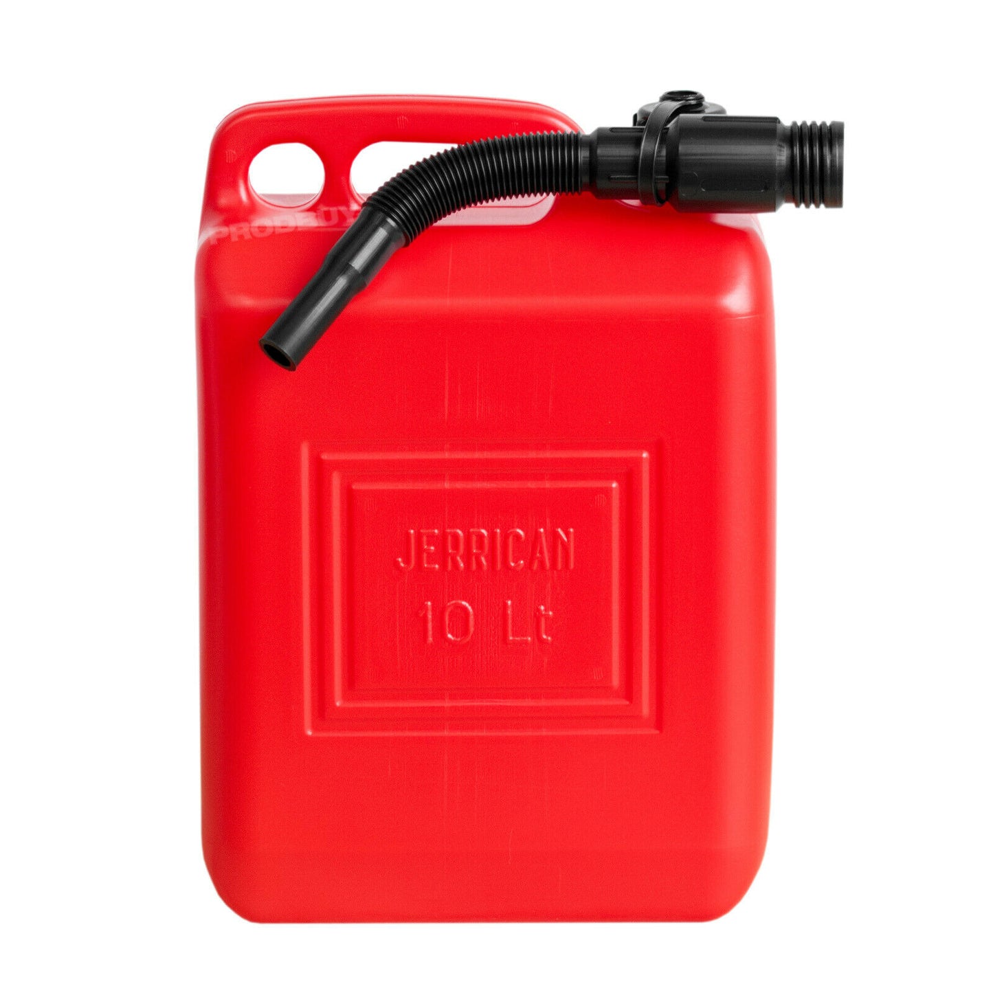 Red 10 Litre Plastic Jerrycan