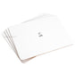 Set of White Heart 4 Placemats & 4 Coasters