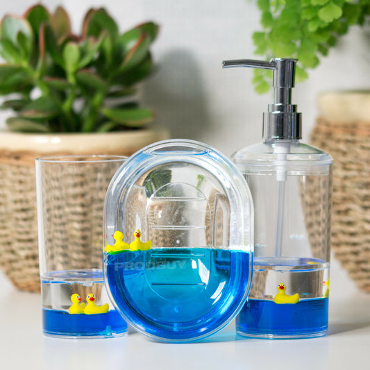 Floating Duck Bathroom Sink Accessories Set