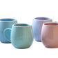 Set of 4 Stoneware Barrel Snug Mugs Large 16oz