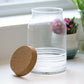 Large 4 Litre Glass Storage Jar with Tight Fitting Cork Lid