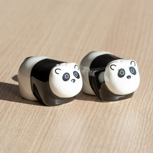 Cute Panda Salt & Pepper Pot Shakers Set
