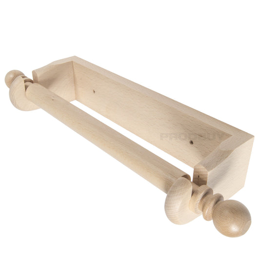 Beech Wood Wall Mounted Kitchen Towel Holder