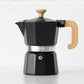 Black Italian Style 150ml Stove Top Cafetiere