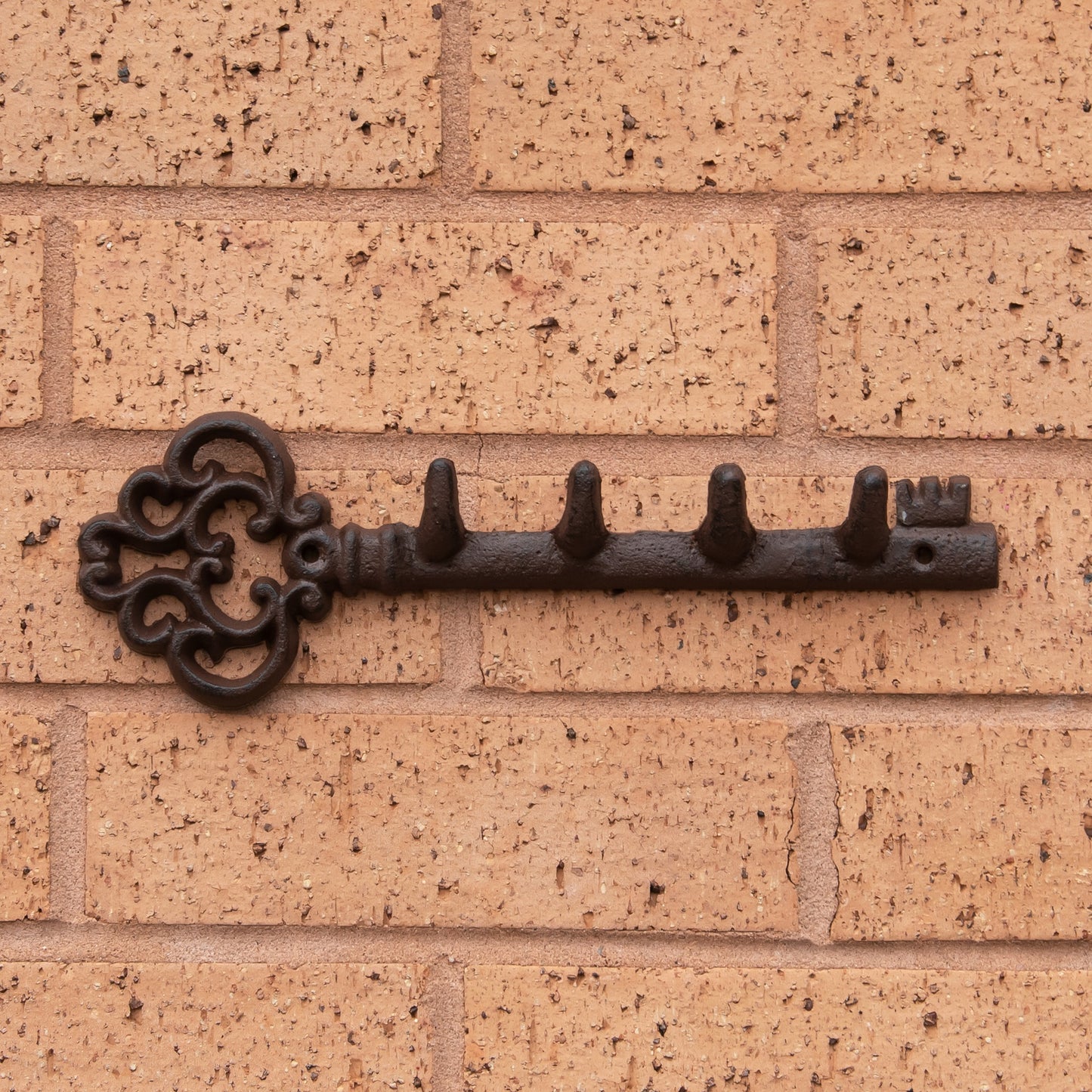 Cast Iron Key Shaped Wall Coat Hooks