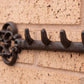 Cast Iron Key Shaped Wall Coat Hooks