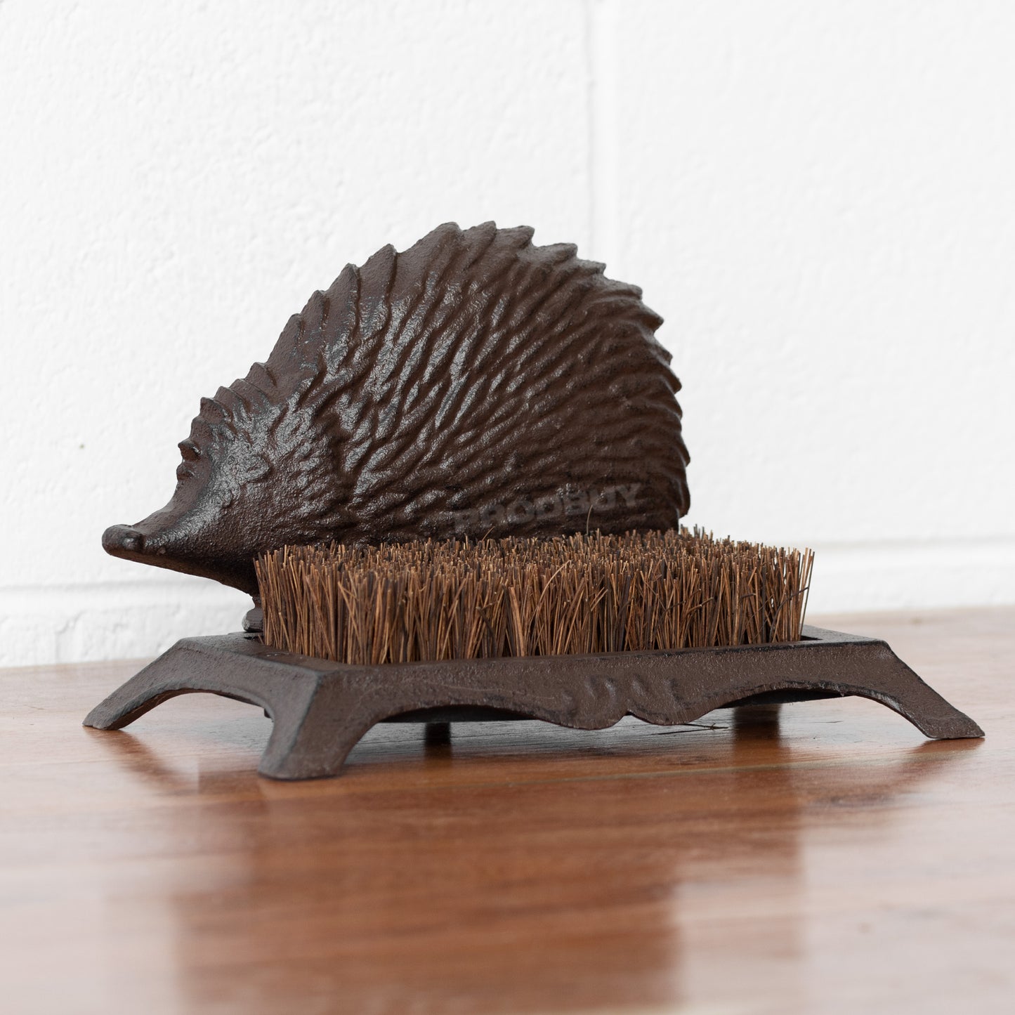 Hedgehog Cast Iron & Coir Boot Scraper