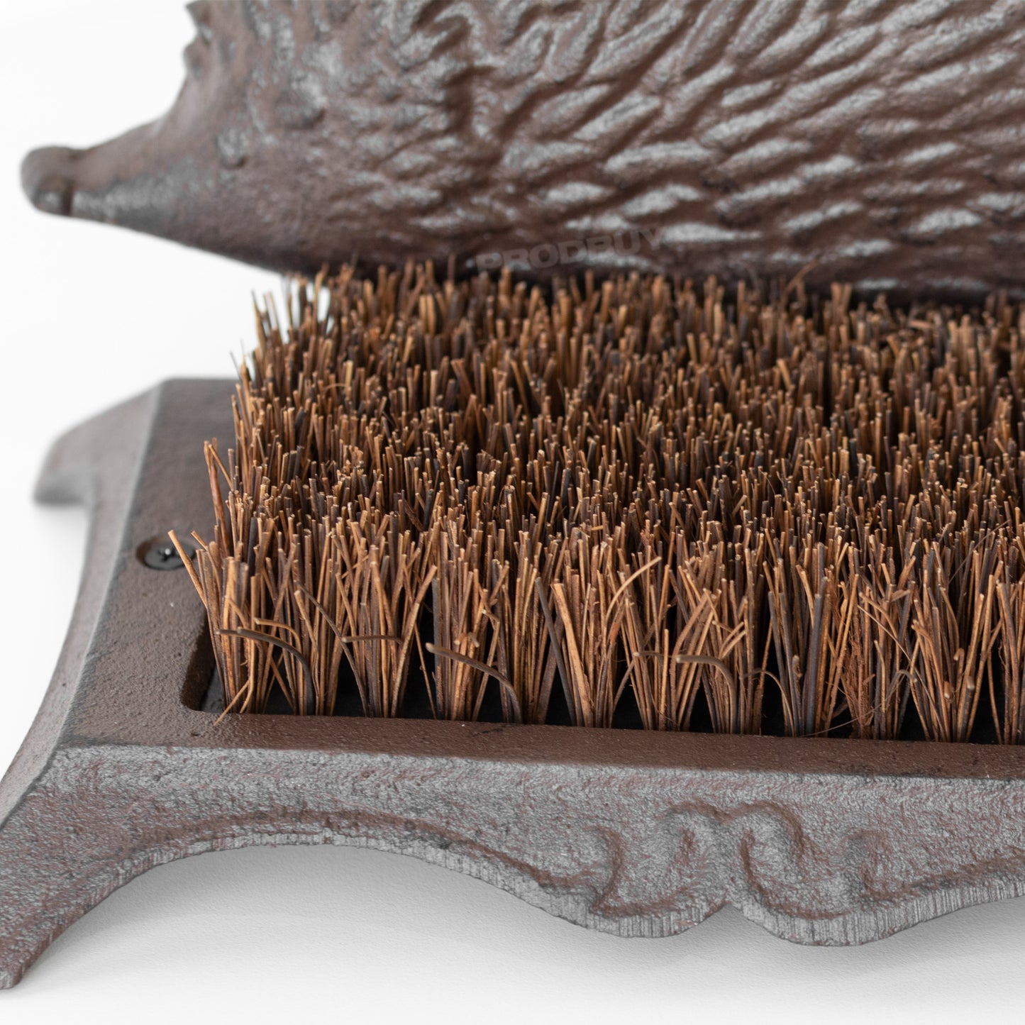 Hedgehog Cast Iron & Coir Boot Scraper