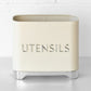 Retro Cream Large Utensil Storage Pot