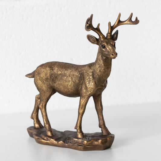 Small Standing Deer 19cm Ornament