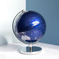Blue and Silver 20cm (DIA) World Globe Home Decoration