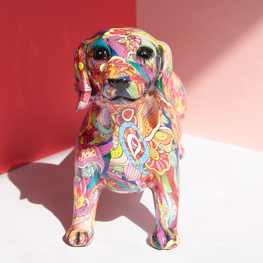42cm Colourful Dachshund Sausage Dog Ornament