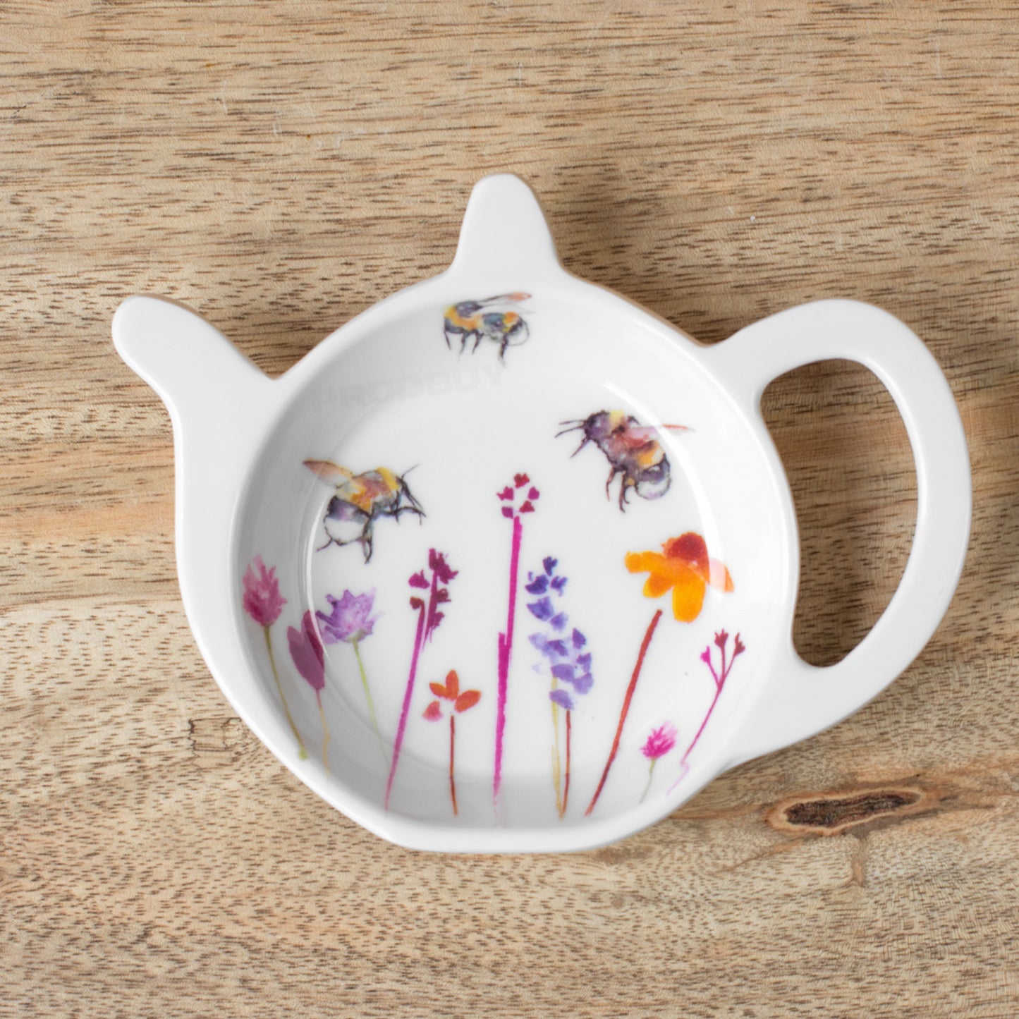 Floral 'Busy Bees' Tea Bag Tidy Holder