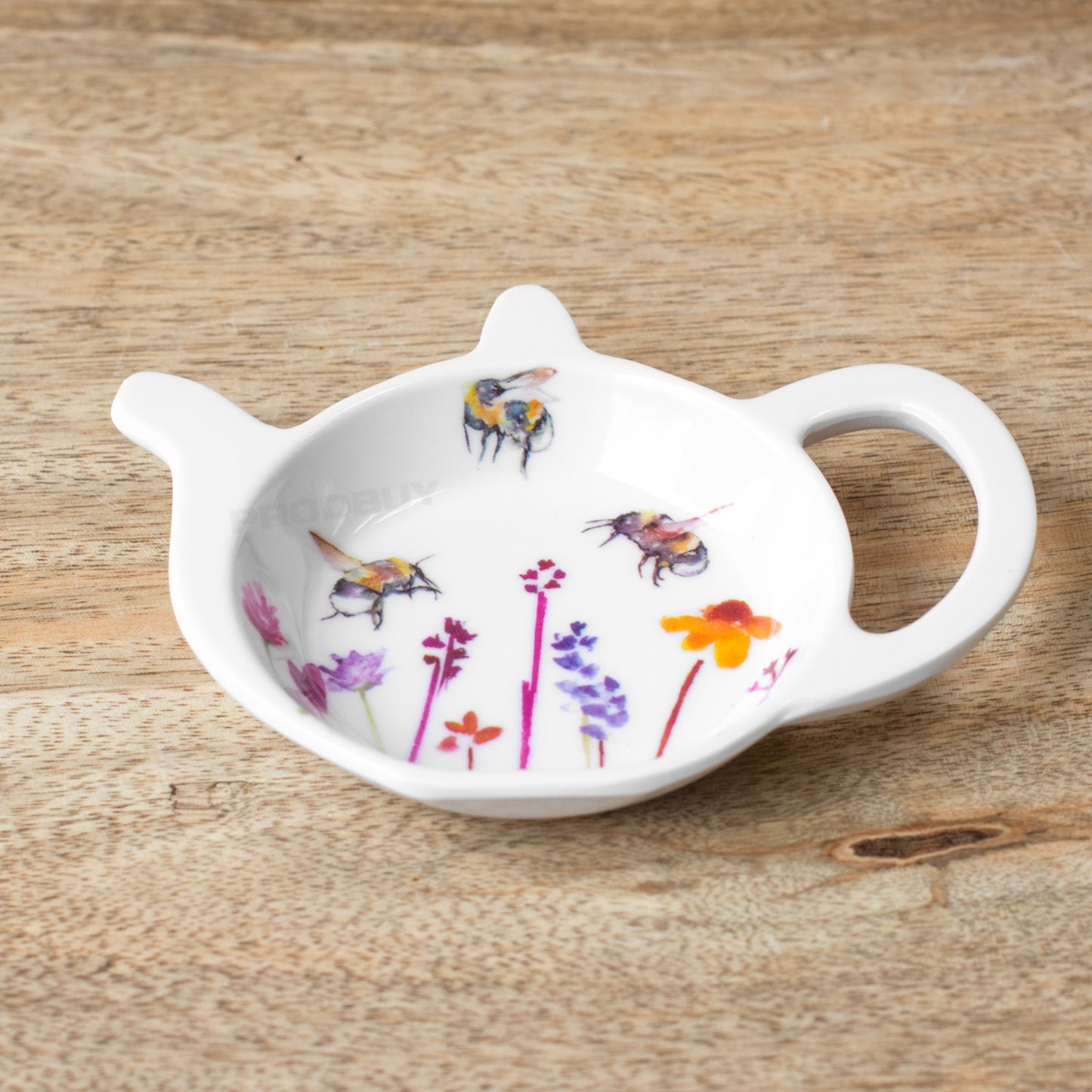 Floral 'Busy Bees' Tea Bag Tidy & Spoon Rest