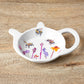 Floral 'Busy Bees' Tea Bag Tidy Holder