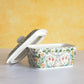 William Morris Blackthorn Fine China Butter Dish with Lid