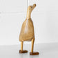 Wooden Standing 25cm Duck Ornament