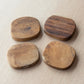 Set of 4 Teak Root Wood Hand Carved Coasters