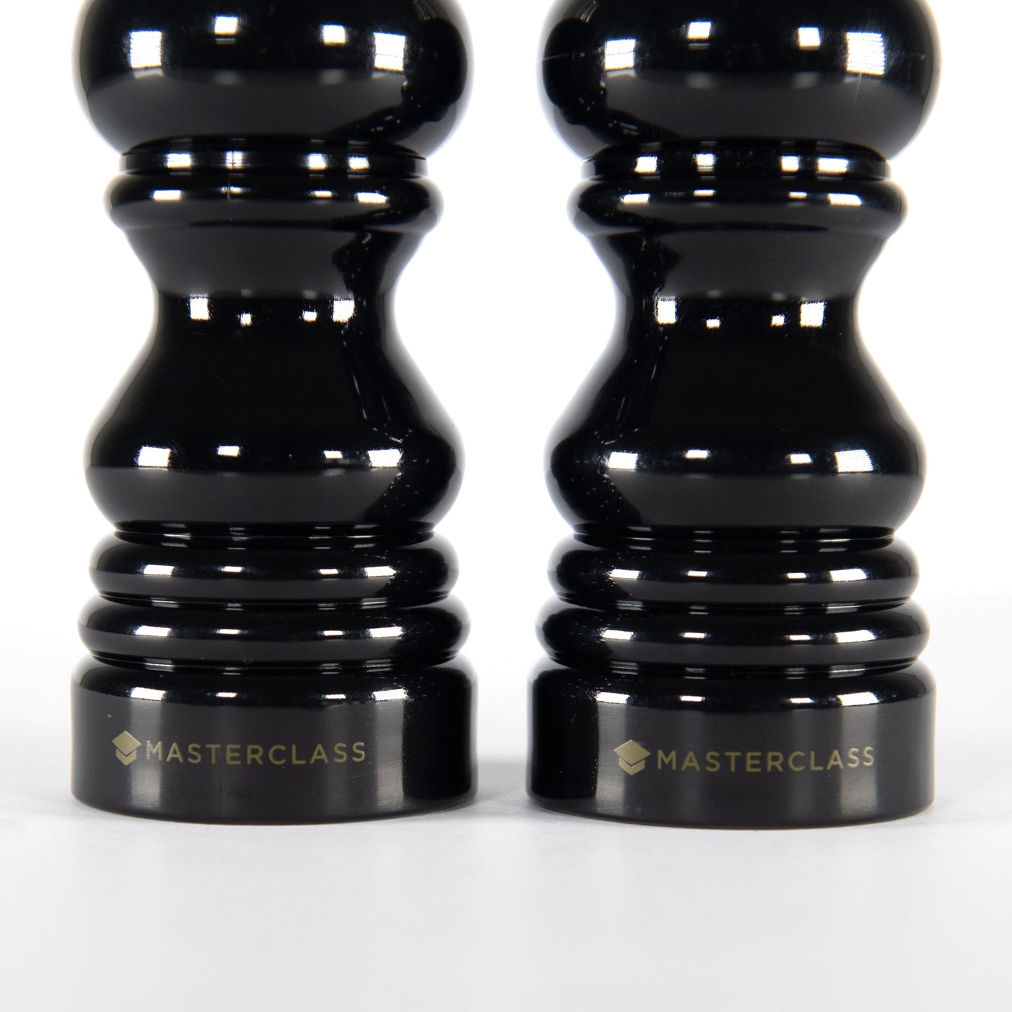 Set of 12.5cm Black Salt and Pepper Grinders