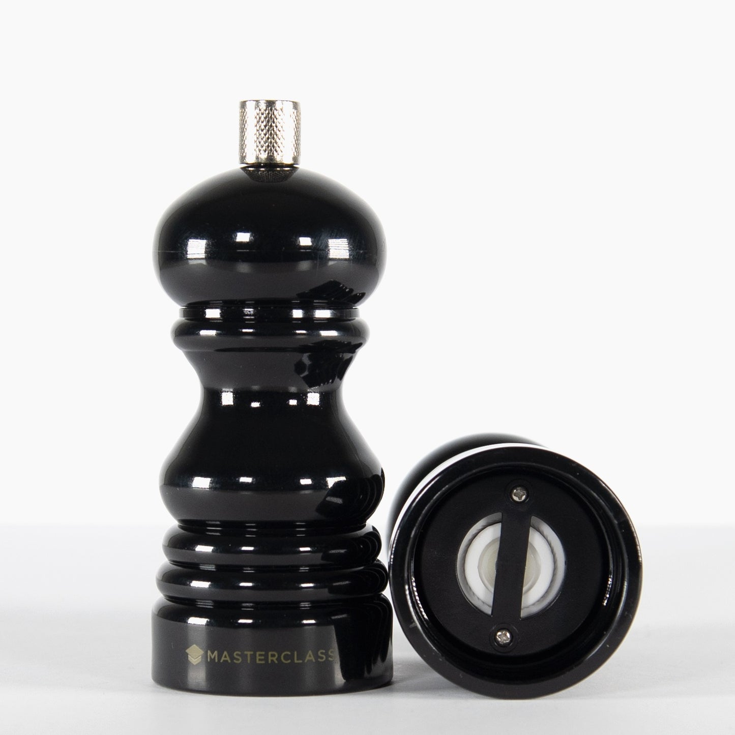 Set of 12.5cm Black Salt and Pepper Grinders