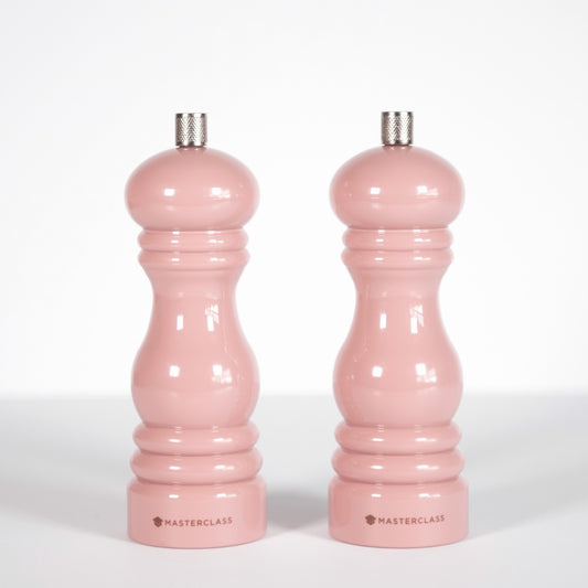 17.5cm Pink Salt and Pepper Grinders