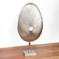 Standing 50cm Large Silver Fossil Sculpture