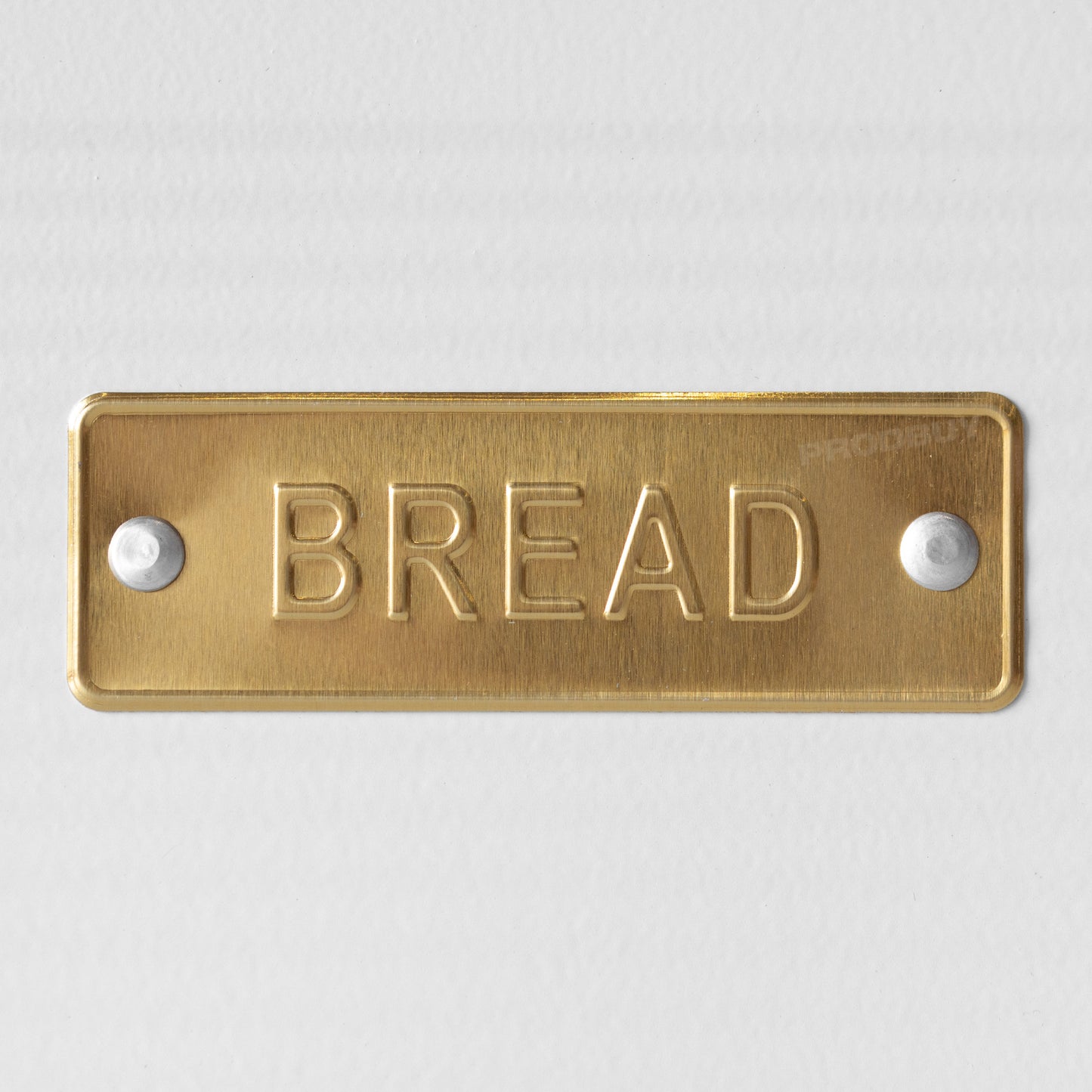 White & Gold Large Kitchen Bread Bin