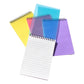 Pack of 4 Small Spiral Paper Notepads with Colour Covers