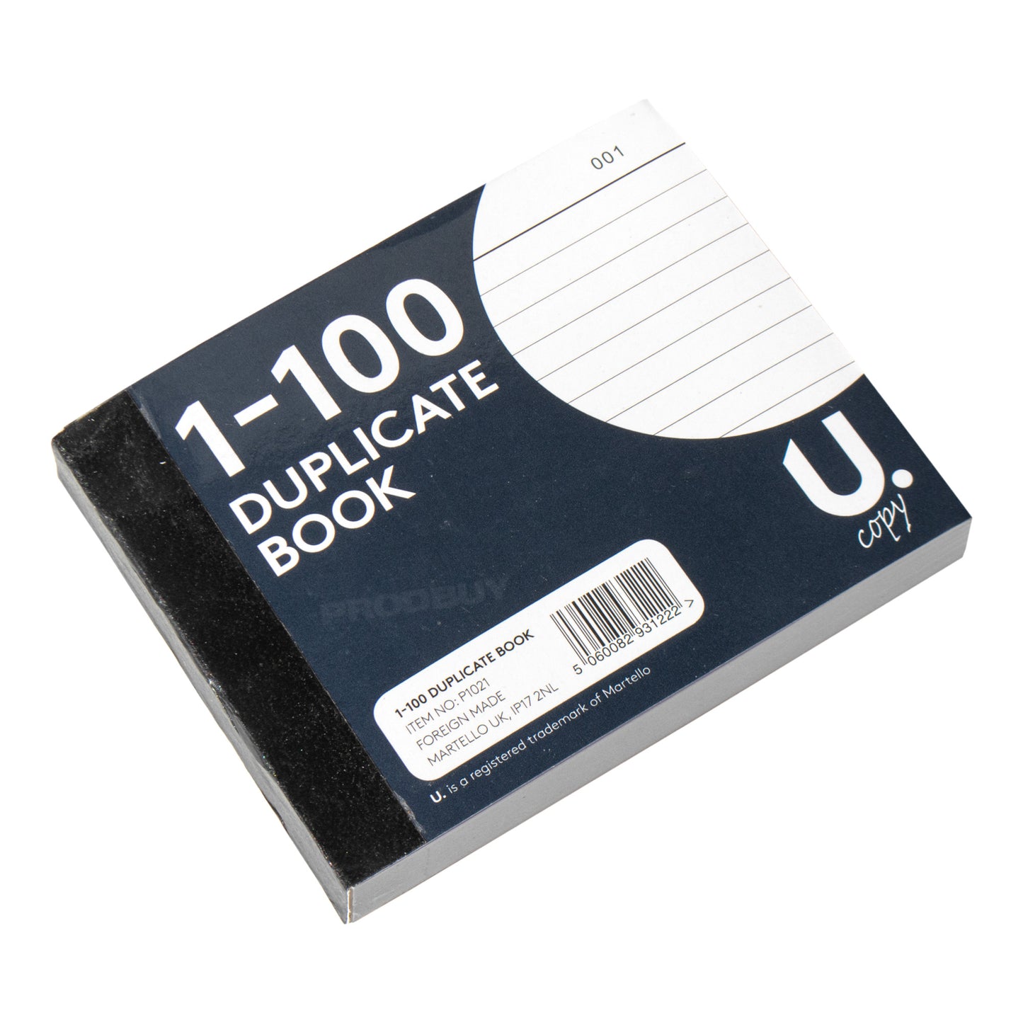 Set of 5 Duplicate Books A6 100 Sheet with Carbon Sheet Lined & Numbered Pads