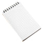 Pack of 3 Shorthand 5x8" Lined 80 Sheet Notepads with Floral Pattern