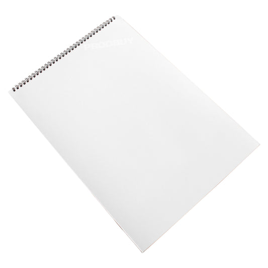 Set of 2 Large A3 Spiral Sketch Art Pads with 12 White 180gsm Plain Sheets