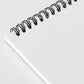 Set of 2 Small A5 Spiral Sketch Art Pads with 12 White 180gsm Plain Sheets