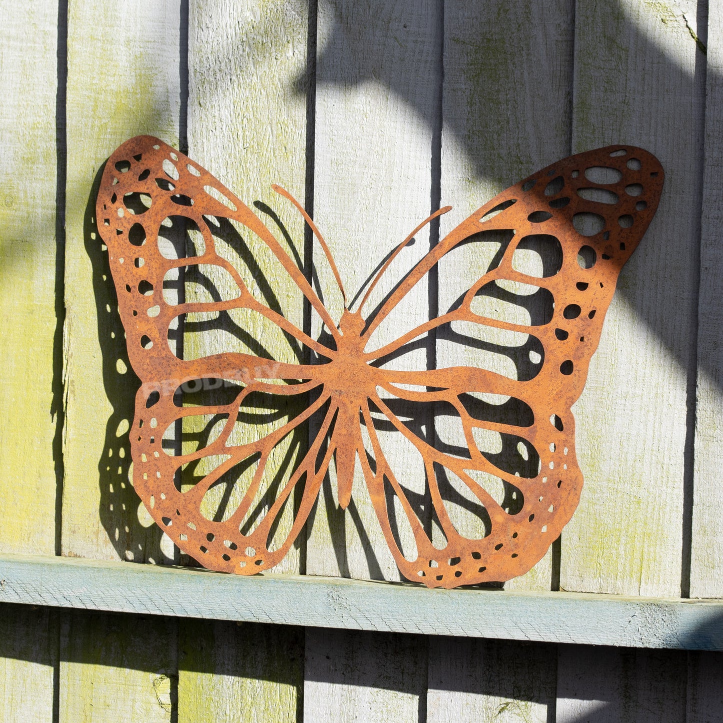 Rusty Butterfly 38cm Metal Wall Art Hanging