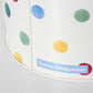 Large Cream Polka Dot Biscuit Barrel Tin