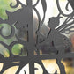 Black Fairy Silhouette Garden Mirror 60cm Large Window Arch