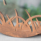 Hummingbird Silhouette Garden Mirror 50cm Large Round Bronze