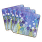 Set of 4 Placemats & 4 Coasters with Blue Cornflowers