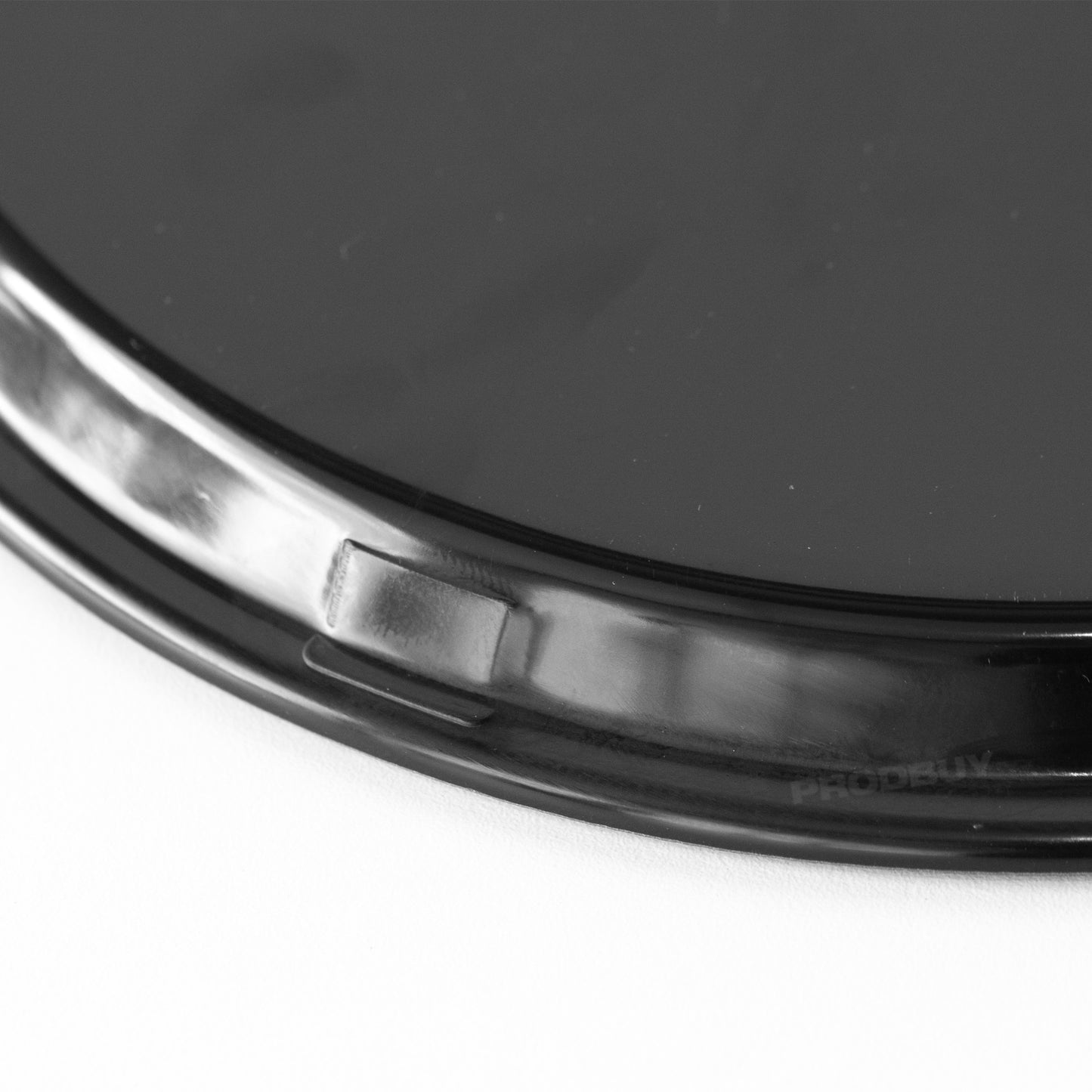 Medium 14" Round Black Serving Tray