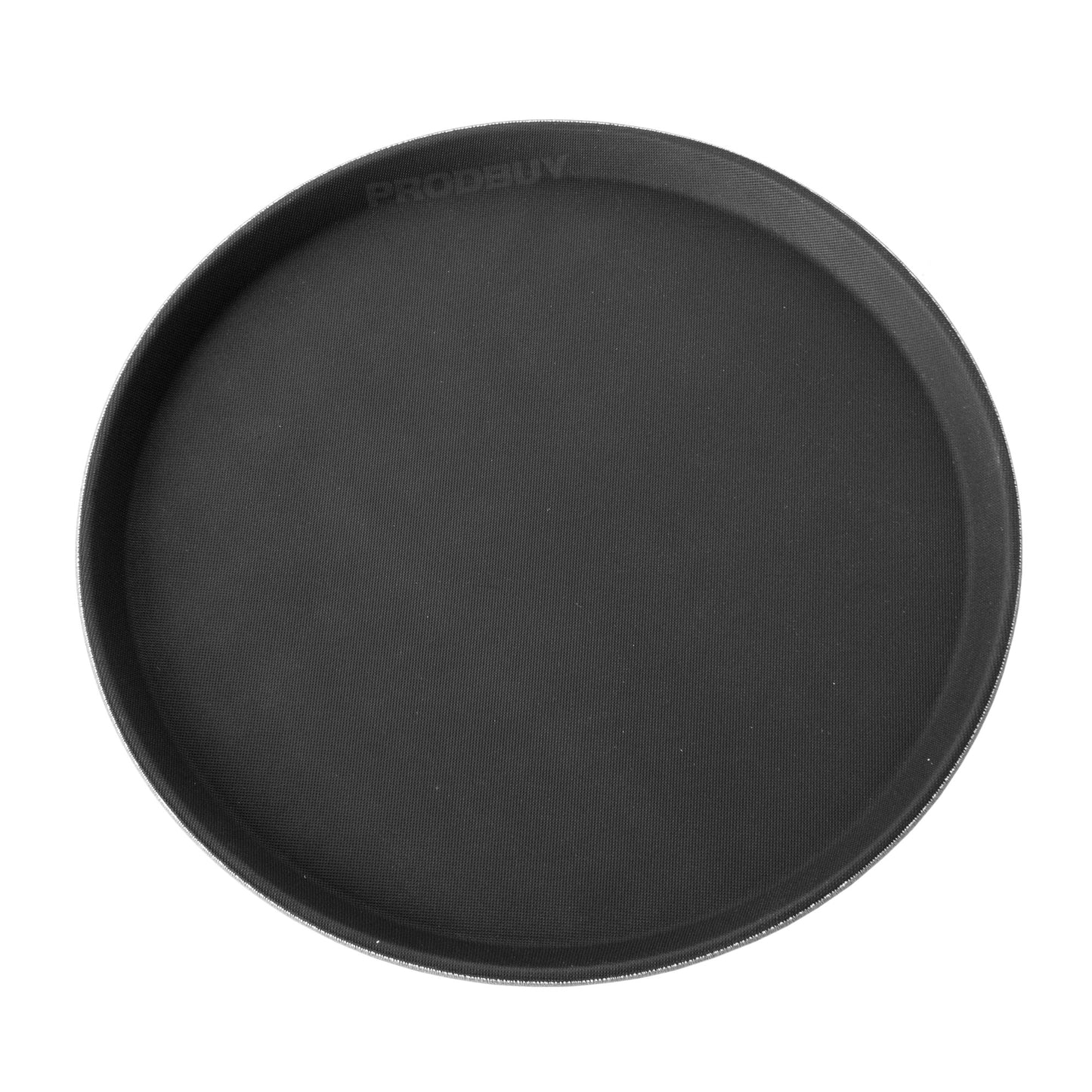 Medium 14" Round Black Serving Tray