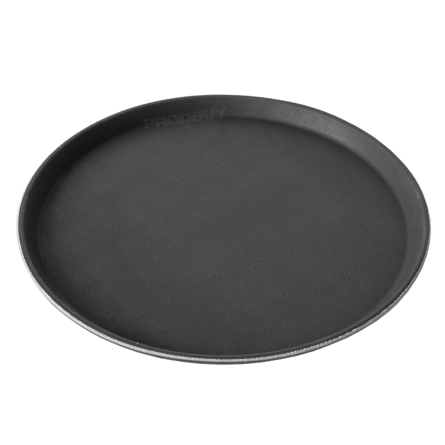 Medium 14" Round Black Serving Tray