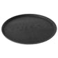 Extra Large 18" Round Black Serving Tray