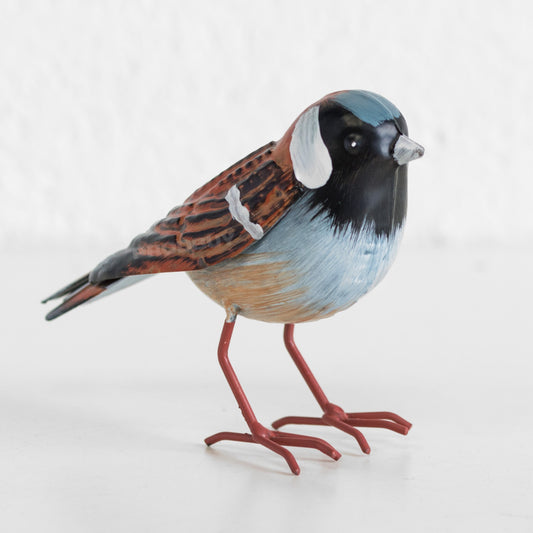 Small Sparrow Metal Bird Garden Ornament