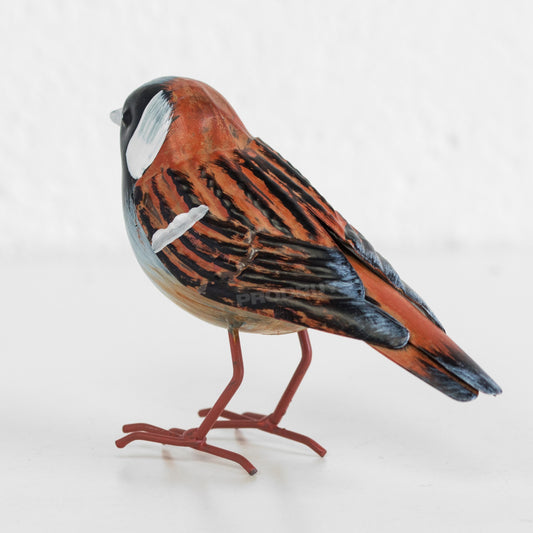 Small Sparrow Metal Bird Garden Ornament
