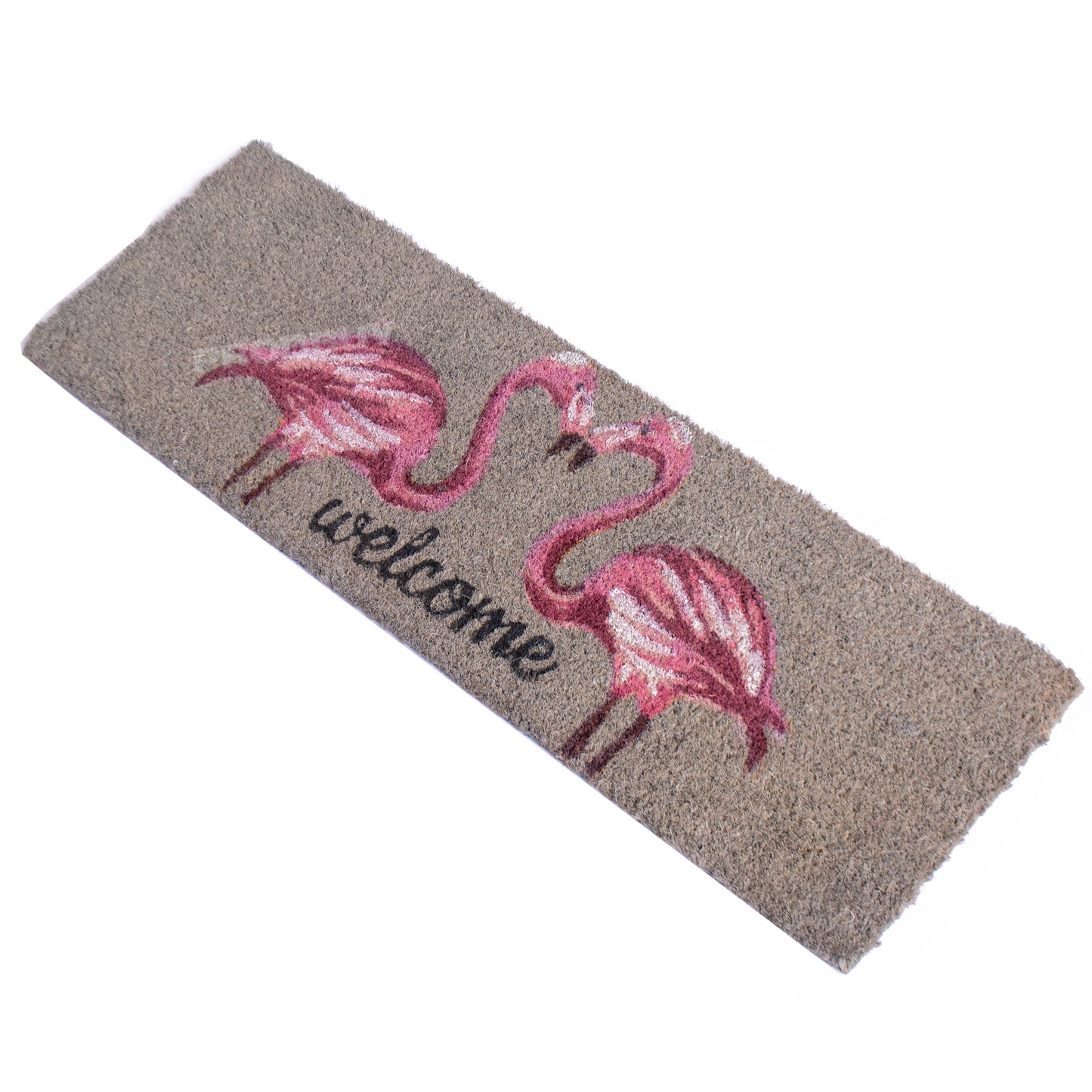 Flamingo 75cm x 25cm Coir Door Mat