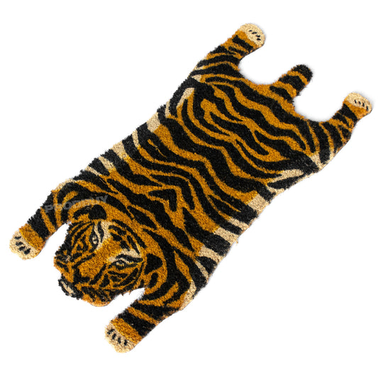 Tiger Big Cat 75cm x 38cm Coir Door Mat