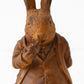 Rusty Cast Iron 'Mr Rabbit' Garden Ornament