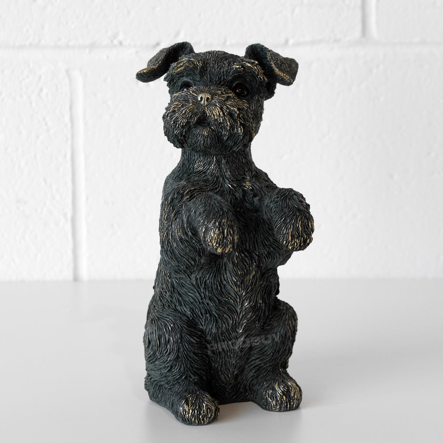 Cute Begging Dog Decorative Sculpture