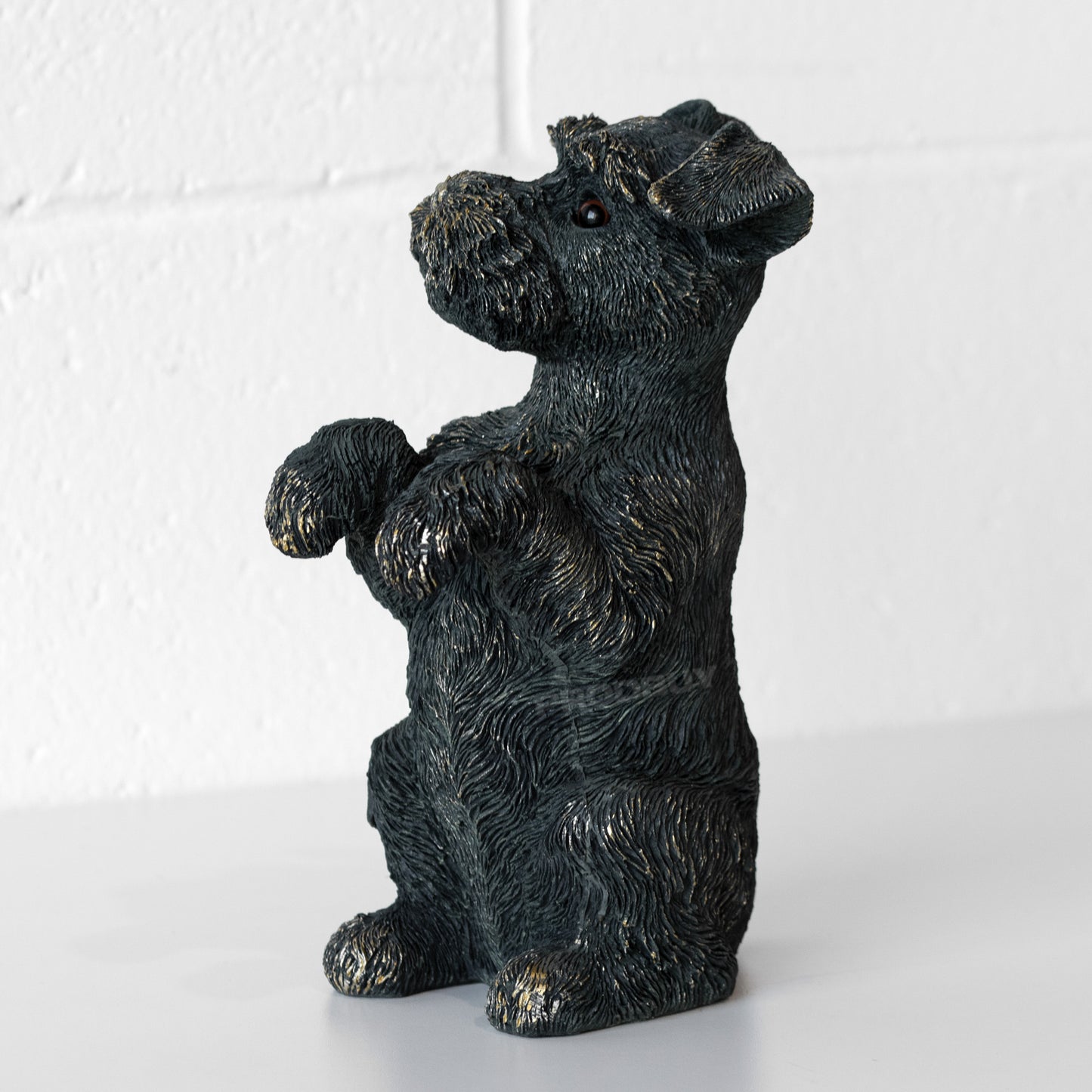 Cute Begging Dog Decorative Sculpture